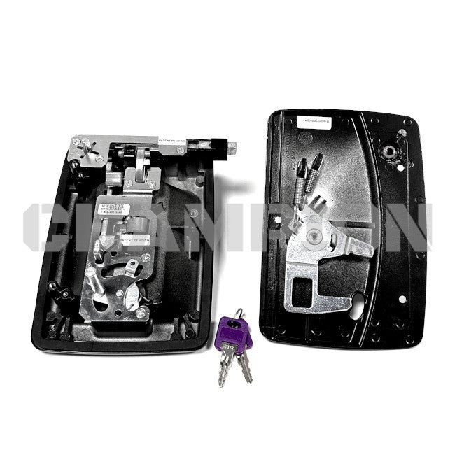 Thor RV Entry Door Lock Assembly Interior & Exterior Handle 08657512 | Champion RV Parts