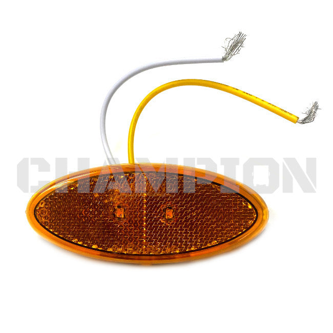 Thor RV LED Clearance Light Amber Oval 08420434 | Champion RV Parts
