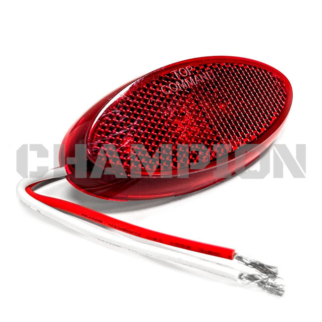 Thor RV LED Clearance Light Red Oval 08420435 | Champion RV Parts