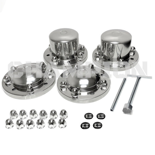 Thor RV Hub Cover Set for 22.5" x 7.5", 8-Lug Wheels 0493511 | Champion RV Parts