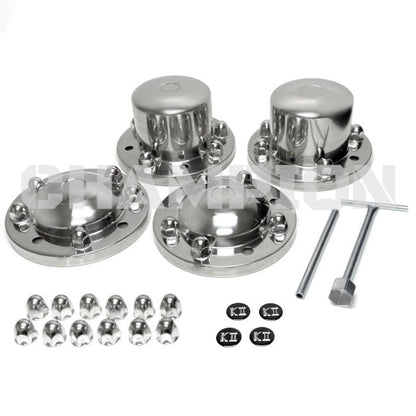 Thor RV Hub Cover Set for 22.5" x 7.5", 8-Lug Wheels 0493511 | Champion RV Parts