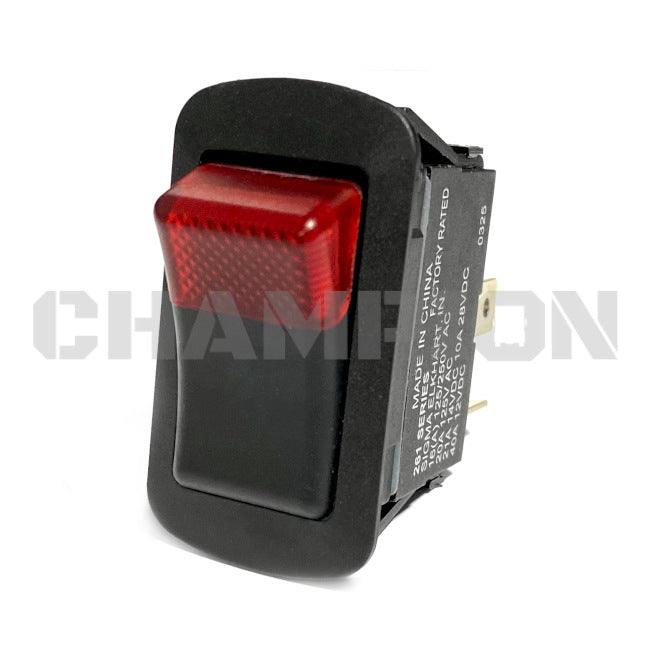 Thor RV On/Off Switch, Black & Red 08657510 | Champion RV Parts