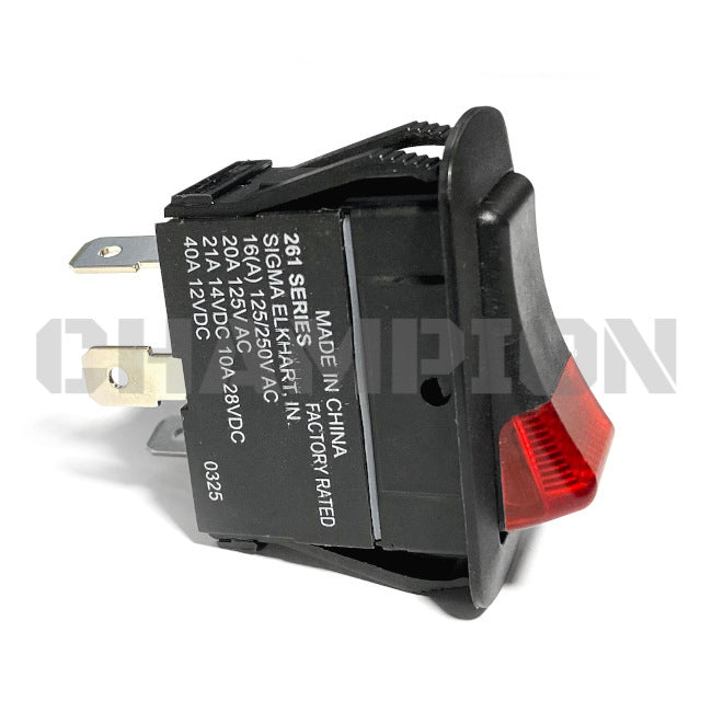 Thor RV On/Off Switch, Black & Red 08657510 | Champion RV Parts