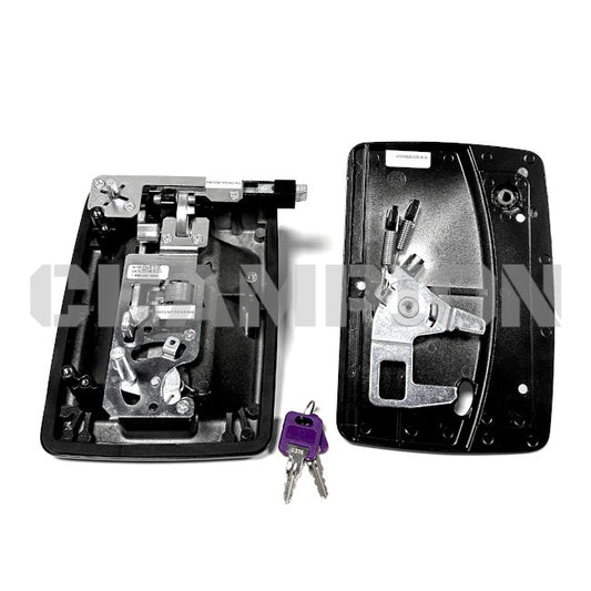 Thor RV Entry Door Lock Assembly Interior & Exterior Handle 08657512 | Champion RV Parts