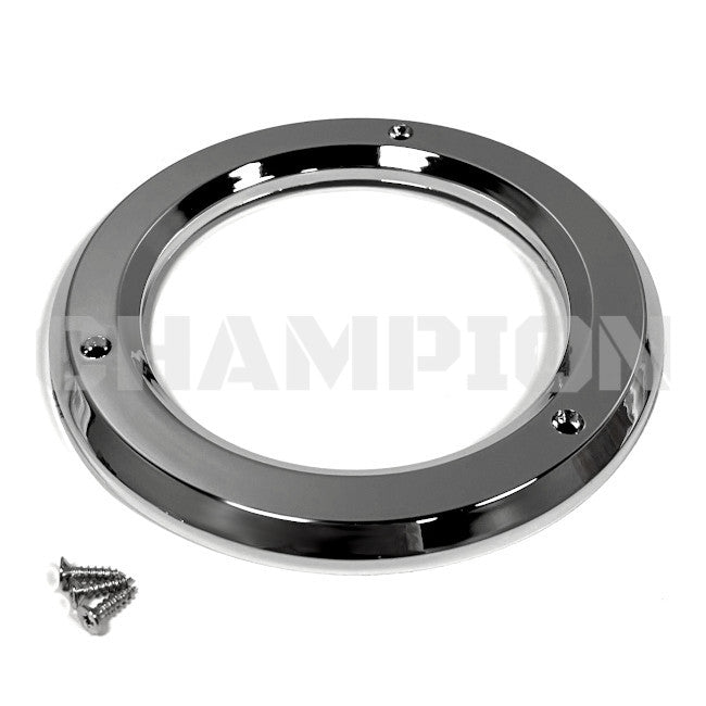 Thor RV 4" Chrome Tail Light Bezel 08657516 | Champion RV Parts