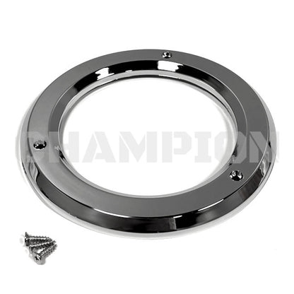 Thor RV 4" Chrome Tail Light Bezel 08657516 | Champion RV Parts