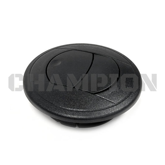 Thor RV Round Louver 2.5" Vent Adjustable Black 08684988 | Champion RV Parts