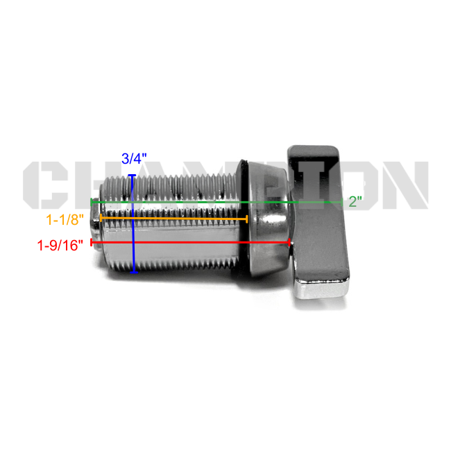 Thor RV 1-1/8" Thumb Turn Cam Lock 08685909 | Champion RV Parts