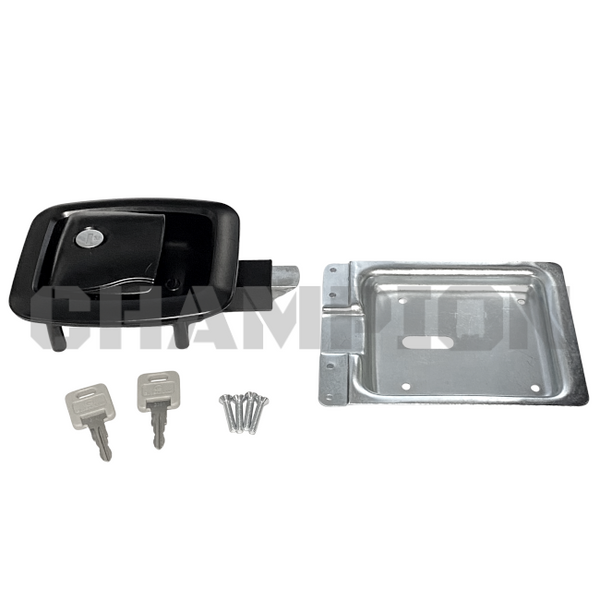 RV Black Baggage Door Latch G391 Lock 08685925