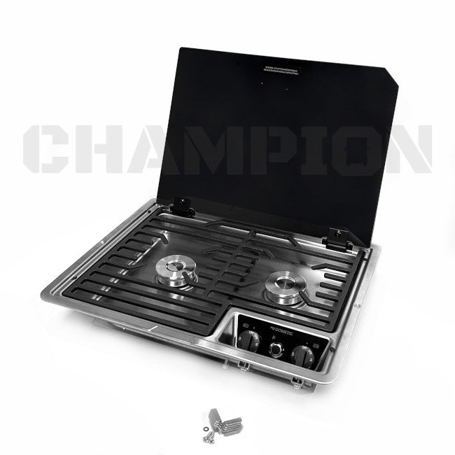 Thor RV Dometic Two-Burner Stove Top 50216G / D21-SECG | Champion RV Parts