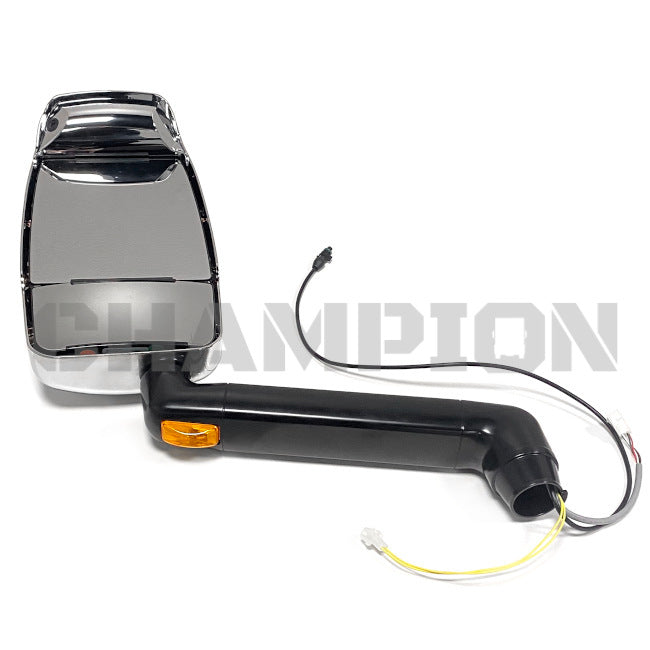 Thor RV Velvac Euromax Mirror Head Heated, Driver (LH), Chrome & Black 08734318 | Champion RV Parts