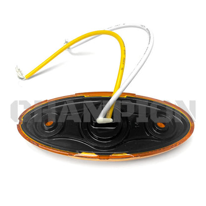 Thor RV LED Clearance Light Amber Oval 08420434 | Champion RV Parts
